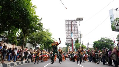 Kirab GSCL Akmil Semarakkan HUT Ke-1118 Kota Magelang