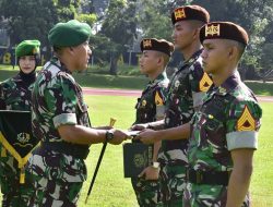 Gubernur Akademi Militer Pimpin Penyematan Kualifikasi Hirbak Taruna