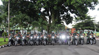 Yonarmed 1 Kostrad Terima 25 Unit Motor Dinas Dukungan Kemhan