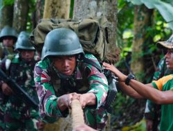 Yonarmed 11/GG/2/2 Kostrad Laksanakan Lintas Medan, Mountaineering, dan Senam Praktik