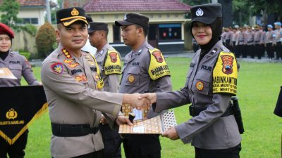 41 Personel Polri Terima Penghargaan dari Kapolresta Magelang