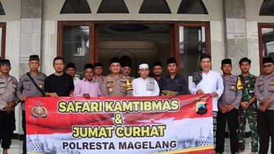 Dalam 4 Bulan, Safari Kamtibmas Polresta Magelang Sambangi 765 Masjid
