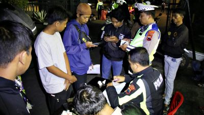 Patroli Skala Besar Polresta Magelang Berhasil Tilang 95 Pelanggaran