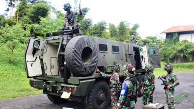 Yonarmed 1 Kostrad Gelar Uji Terampil Jabatan Pucuk Regu Kelompok
