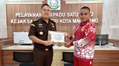 Kejaksaan Negeri Kota Magelang Apresisasi Dedikasi dan Prestasi Akbar Ridho Hartono