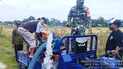Babinsa Koramil 0808/16 Talun Lakukan Pendampingan Program Pompanisasi
