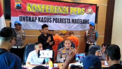 Polresta Magelang Ungkap Kasus Pembakaran Motor di Srumbung