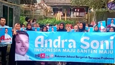Emak-Emak di Pandeglang Siap Menangkan Andra Soni Jadi Gubernur Banten