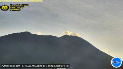 Status Gunung Gamalama Ternate Pada Level II
