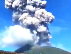 Awas, Aktivitas Gunung Ibu Halbar Pada Level IV