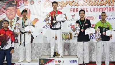 Petarung Ajusta Raih Juara Ajang Kejurnas Taekwondo Pangkostrad Cup 2024