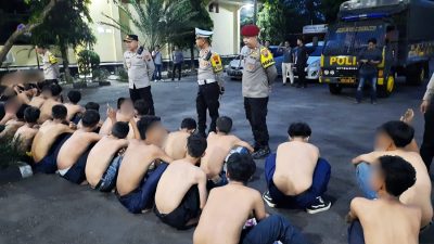 Polresta Magelang Amankan Puluhan Siswa SMP Konvoi Rayakan Kelulusan