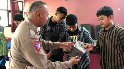 Polres Blitar Kota Desiminasi Keselamatan Berlalulintas
