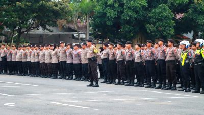 Tabligh Akbar, Polres Kediri Siagakan Ratusan Personel dan Nakes