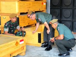 Irpussenarmed Laksanakan Pengawasan Gudang MKB di Yonarmed 1 Kostrad
