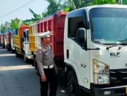 Diindikasikan Rusak Jalan, 54 Dump Truck Diperiksa Polisi