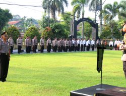 Kapolresta Magelang Pimpin Upacara Kenaikan Pangkat Pengabdian
