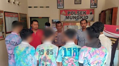 Polresta Magelang Amankan 6 Pelajar SMP Berkonvoi dan Aksi Corat-Coret
