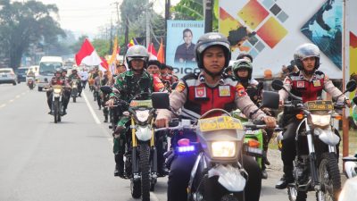Polresta Magelang Kawal Perjalanan Bhikkhu Thudong