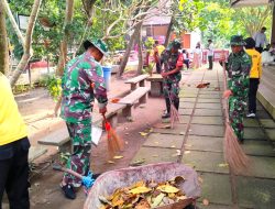 Sinergitas TNI-Polri Kota Blitar Dalam Bakti Religi di Goa Maria