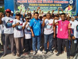 Hadiri Pembukaan Turnamen Sepak Bola Klampok Cup 2, Ketum Persab Disambut Meriah Warga