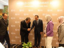 Danny Pomanto Lakukan Pertemuan Bilateral dengan Menteri Senior Pembangunan Nasional dan Kominfo serta Presiden Singapura