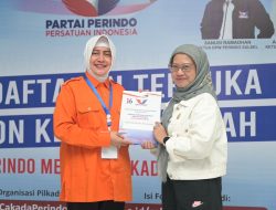 Indira Yusuf Ismail Kembalikan Formulir Bacawali Kota Makassar di Partai Perindo