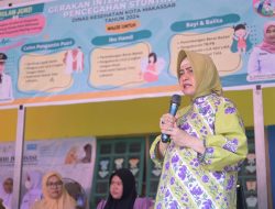 Indira Tinjau Gerakan Intervensi Serentak Pencegahan Stunting di Posyandu Kecamatan Tamalanrea