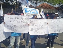 Desak PP Tapera Dicabut, Ratusan Buruh Gelar Unjuk Rasa di Gedung DPRD Brebes