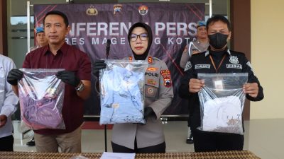 Satreksrim Polres Magelang Kota Amankan Pelaku Pembuang Bayi