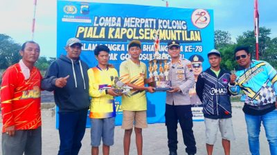 Lomba Merpati Kolong Kapolsek Muntilan Cup Semarakkan Hari Bhayangkara