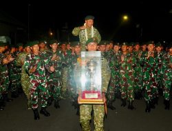 Kontingen Pormen Yonarmed 11 Kostrad Disambut Dengan Penuh Kebanggaan