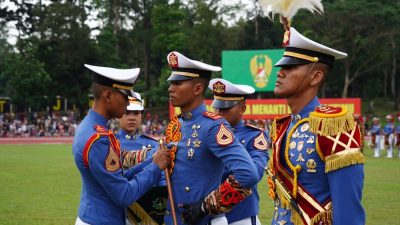 Serah Terima Drumband Genderang Suling Canka Lokananta