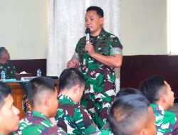 Satgas Pamtas RI-Malaysia Yonarmed 11 Kostrad Terima Pembekalan dari Ster Mabes TNI
