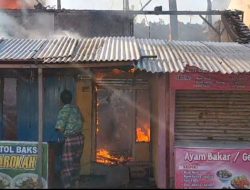 Sebuah Rumah di Pasarbatang Ludes Terbakar, Kerugian Ditaksir Capai  Ratusan Juta