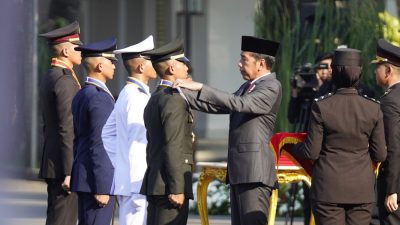 Presiden Joko Widodo Lantik 906 Perwira TNI-Polri Dalam Upacara Praspa 2024