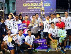 Final Turnamen Bola Voli Kapolresta Cup, Ini Juaranya