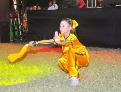 Tampilan Atlet Wushu Warnai Pembukaan Brebes Expo 2024