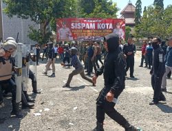 Jelang Pilkada, Polres Brebes Gelar Latihan Sispamkota