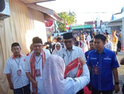 Pawai Akbar Kawal Pasangan ‘MAIKI’ Daftar di KPU Sinjai, Berkas Lengkap