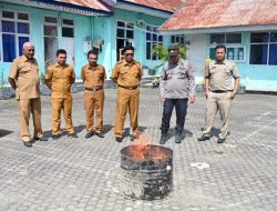 Dinas Pendidikan Sinjai Bakar Blangko Ijazah
