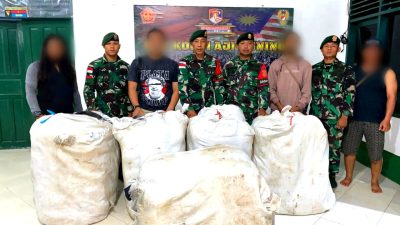 Penggagalan Penyelundupan Balpress oleh Tim Gabungan TNI di Perbatasan RI-Malaysia
