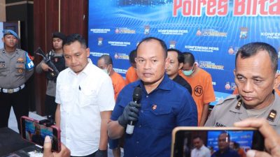 Operasi Tumpas Narkoba, Polres Blitar Kota Ringkus 8 Tersangka