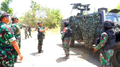 Pangdivif 2 Kostrad Tinjau Uji Siap Tempur Kompi Terintegrasi
