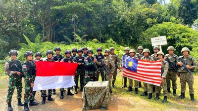 Keharmonisan Tentara Indonesia dan Malaysia di Perbatasan