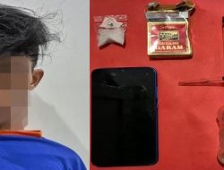Pengedar Sabu-Sabu di Gampengrejo Kediri Tak Berkutik Diringkus Polisi