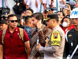 Kapolres Magelang Kota Pimpin Pengamanan Lintasan Kunker Presiden RI