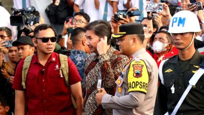 Kapolres Magelang Kota Pimpin Pengamanan Lintasan Kunker Presiden RI