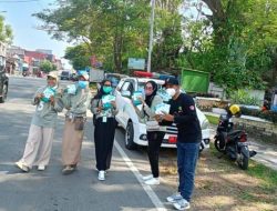 Berita Foto: Puskesmas Panaikang Sinjai Bagi-bagi Masker Peringati HUT Sulsel ke 355