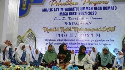 Desa Domato Gelar Peringatan Maulid Nabi Muhammad SAW